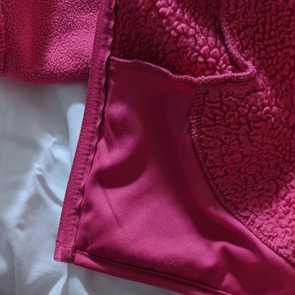 Girls Pink Fleece Style Jacket - Picture 6 of 8